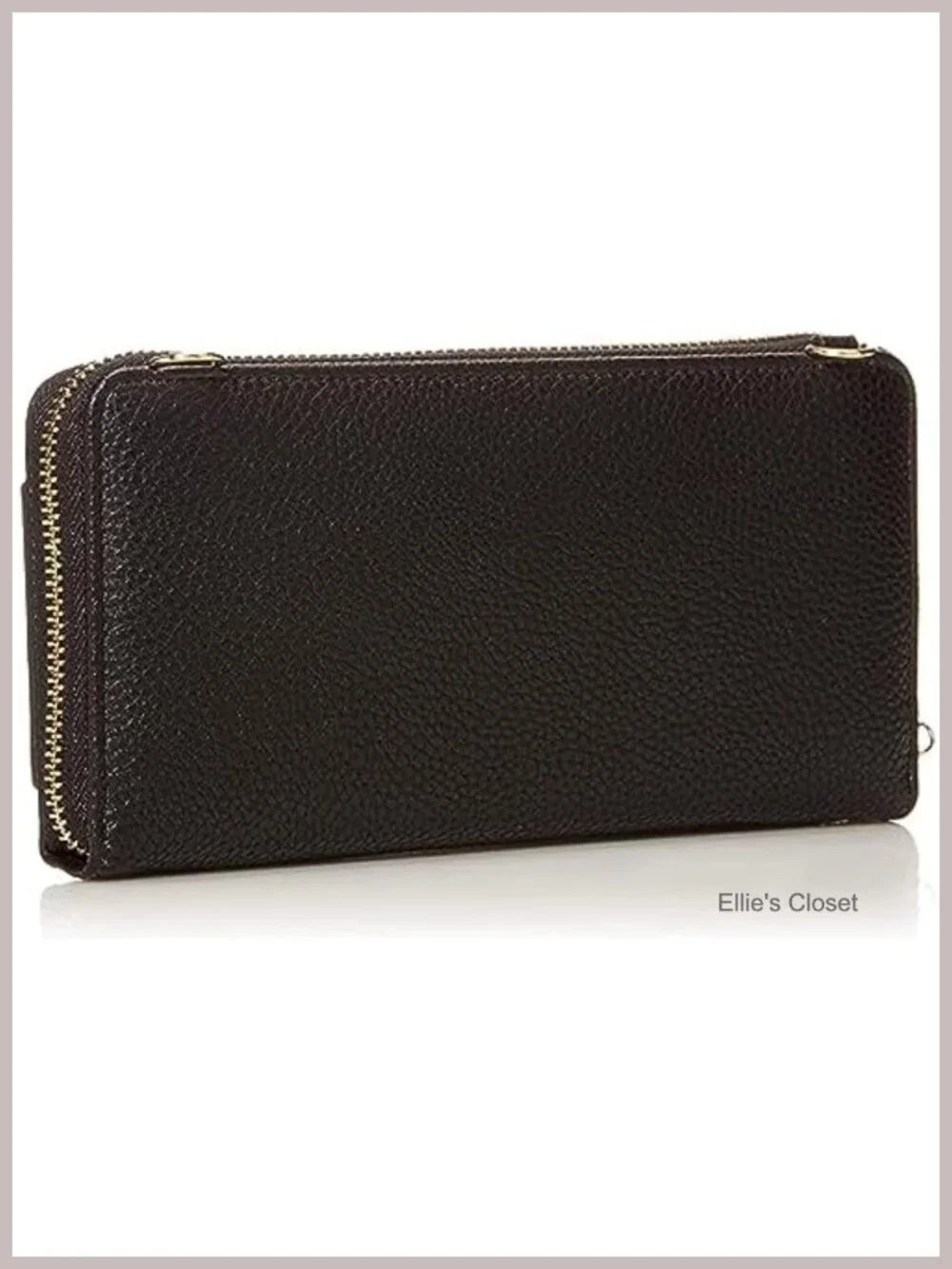 Wristlet Wallet with Cell Phone Holder, Crossbody Bag for Women, Faux Fur